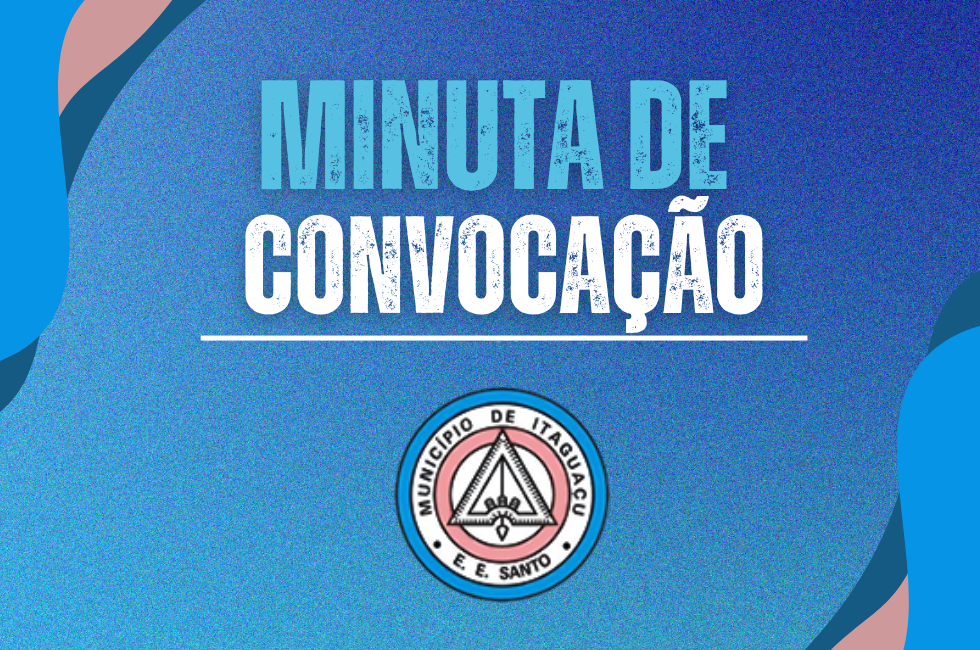 Minuta de Convocação para nomeação em cargo público.